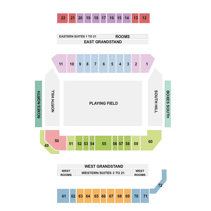 Mcdonald Jones Stadium Seating Plan Rows